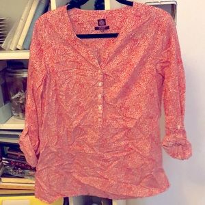 Liberty popover cotton top Sz M